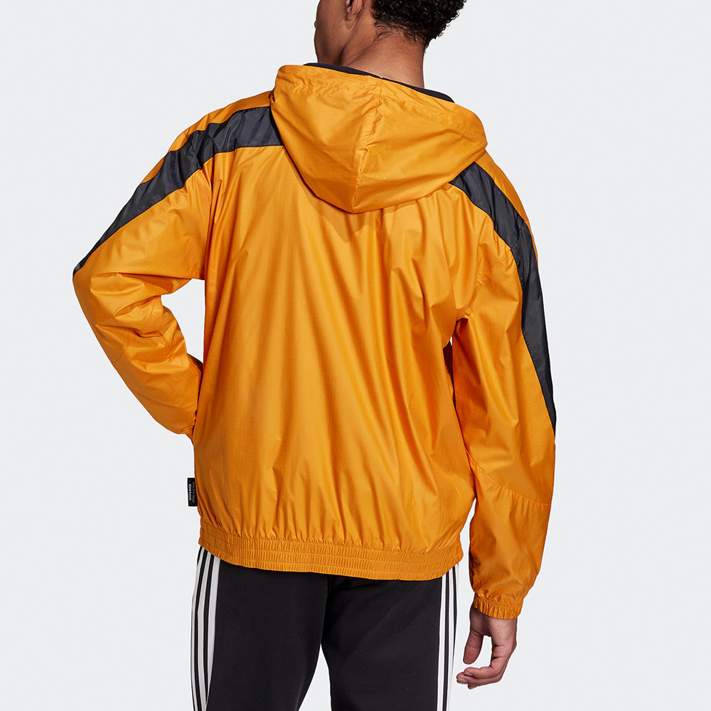 adidas M W.n.d. Jkt Pb Colorblock Pocket Sports Hooded Jacket Orange H56356