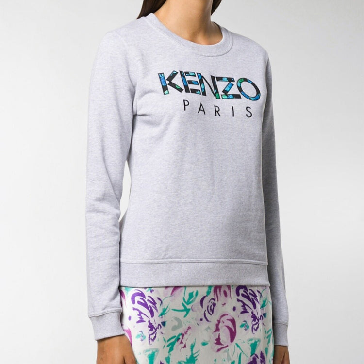 KENZO Letter Printing Sweatshirt Grey F96-2SW707-962-93