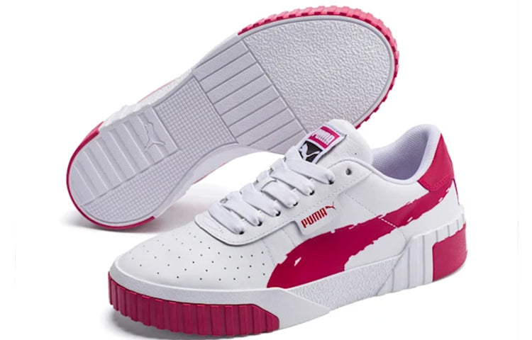 (WMNS) PUMA Cali Brushed 'White Cerise' 373896-02