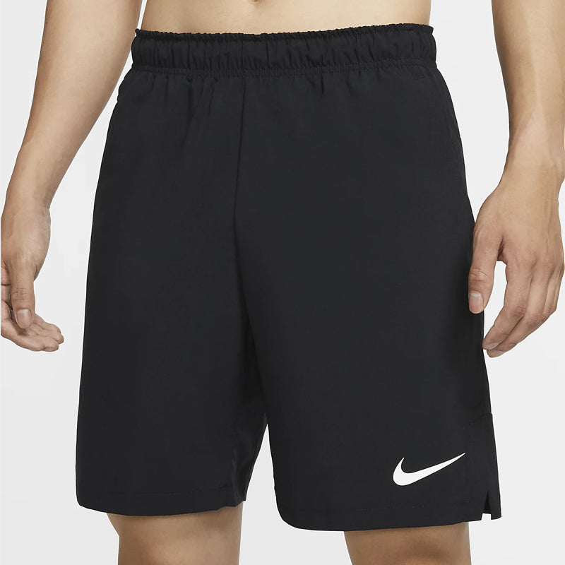 Nike Solid Color Woven Training Athleisure Casual Sports Shorts Black CU4945-010