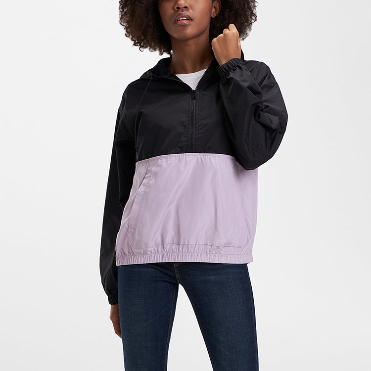 Levis Zipper Cardigan Colorblock Hooded Jacket Black 23920-0000