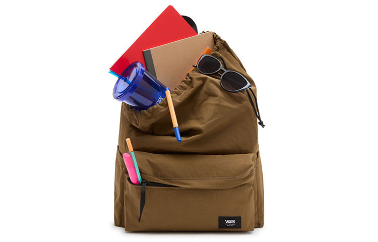 Vans Old Skool Cinch Backpack 'Brown' VN00082G0E0