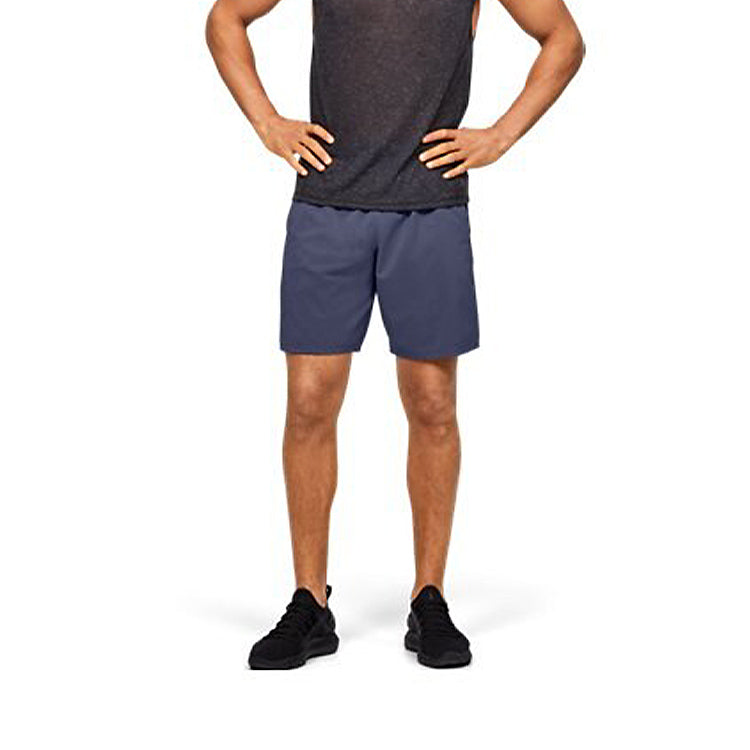 Under Armour Qualifier Speedpocket Linerless 9 inch Shorts 'Navy' 1350889-497