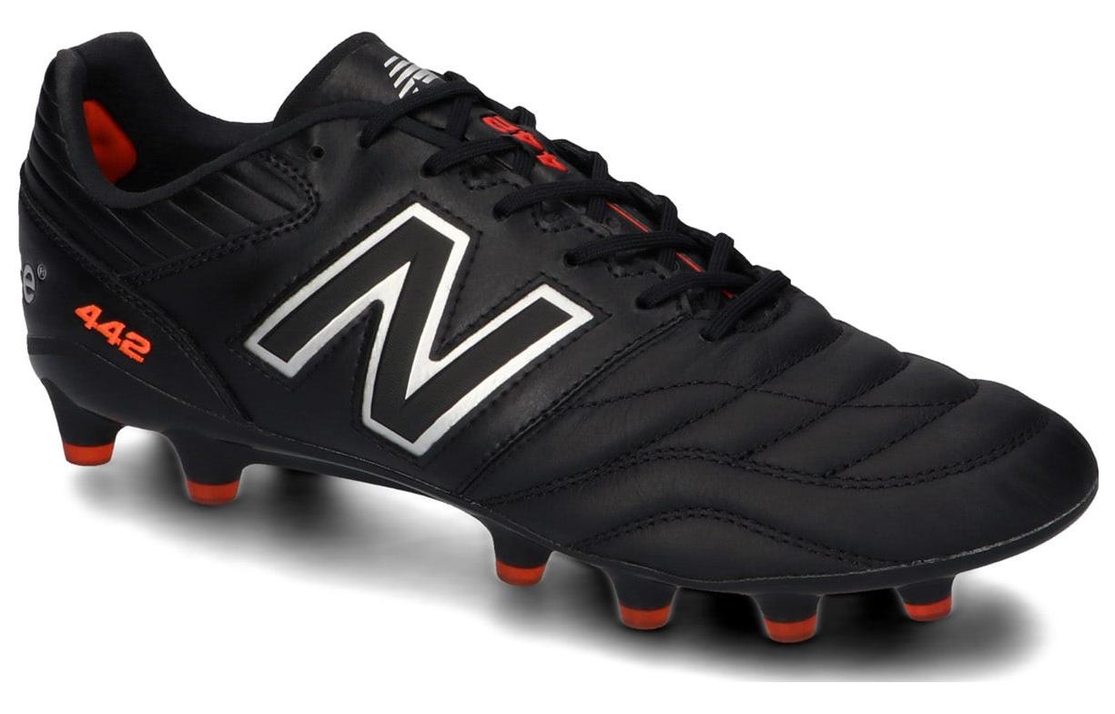 New Balance 442 v2 Pro HG Soccer Shoes 'Black White' MS41HBK2