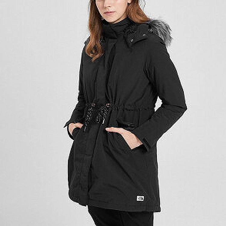 (WMNS) THE NORTH FACE Knee Length Coats 'Black' 3VV2-JK3