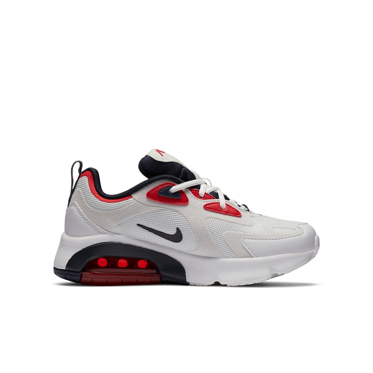 (GS) Nike Air Max 200 'Summit White University Red' AT5627-105