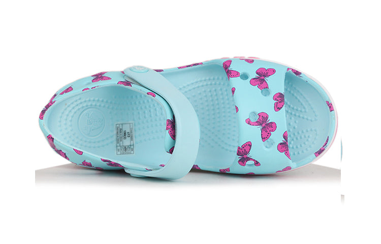 (PS) Crocs Large Printing Crocs Sandals 'Ice Blue' 206262-4O9