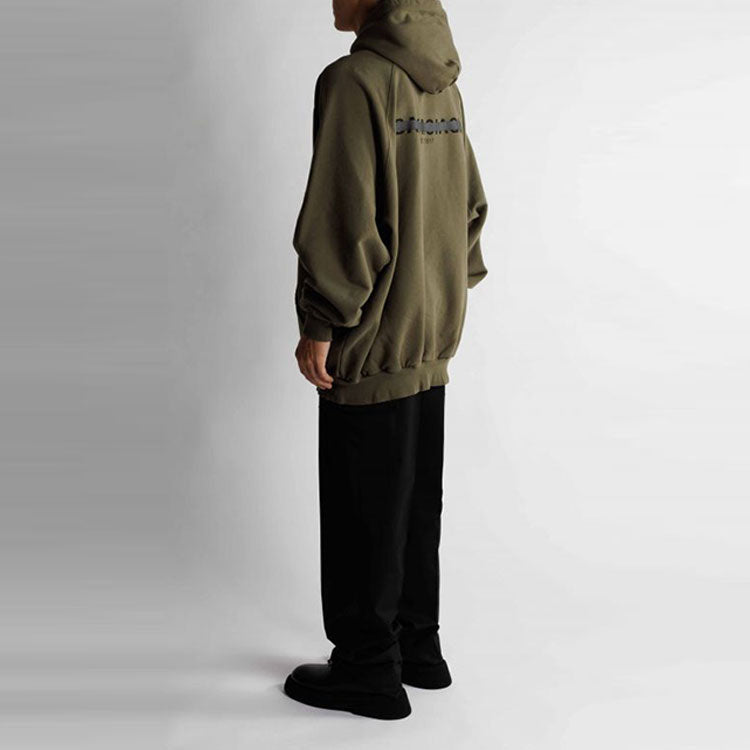 Balenciaga Strike 1917 Oversized Hoodie 'Khaki' 697879TMVH22930