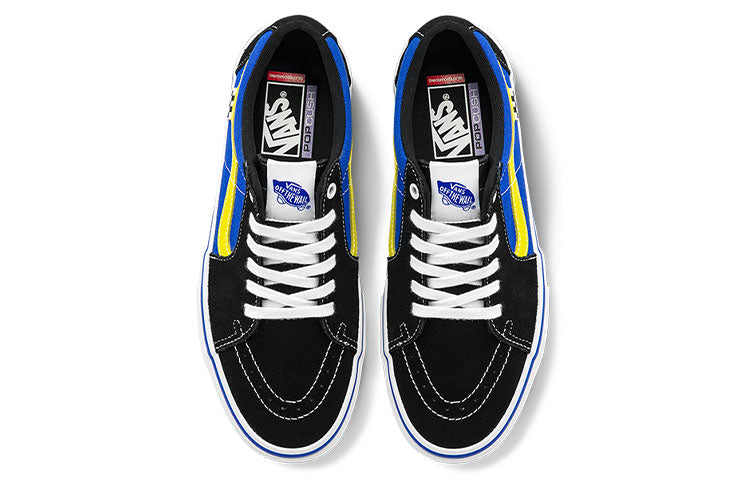 Vans Unisex SK8-Low Sneakers Black/Blue VN0A5FCFJCD