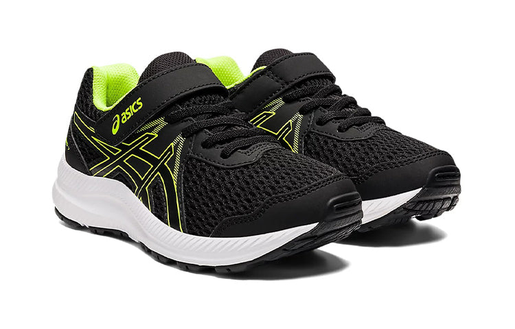 (PS) ASICS Contend 7 'Black Hazard Green' 1014A194-005