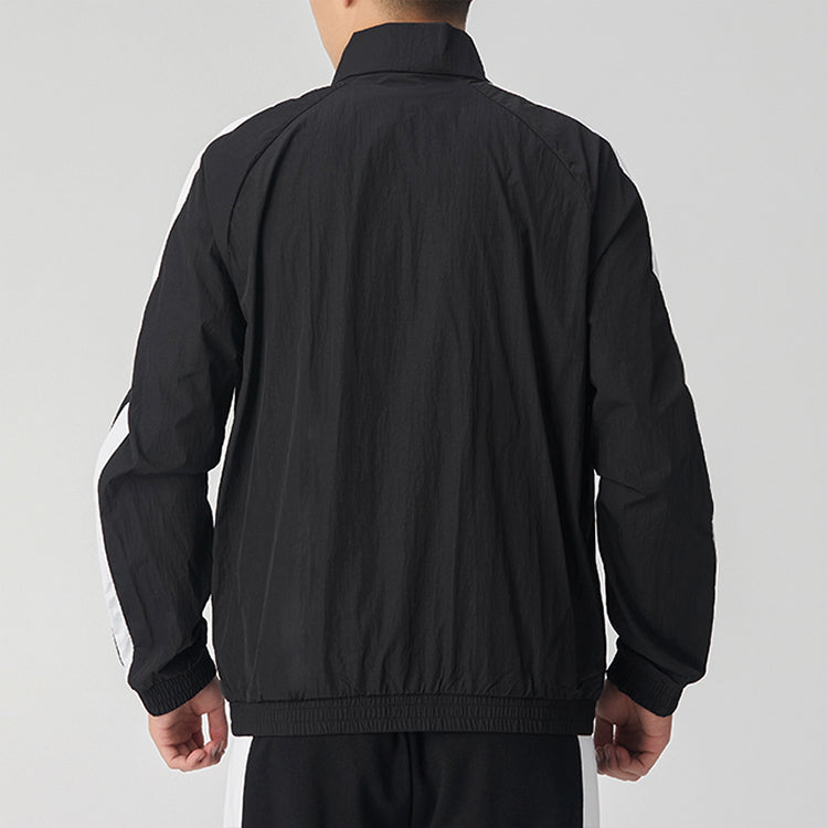 PUMA Gym Quick Dry T7 Stand Collar Logo Sports Jacket Black 599907-01