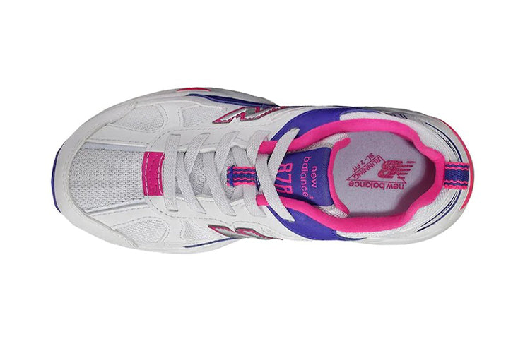 (GS) New Balance 878 Shoes 'White Blue Pink' PV878AA