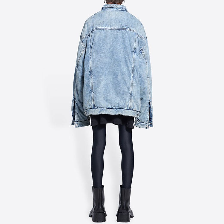 Balenciaga Padded Jacket 'Indigo' 681689TJW924012