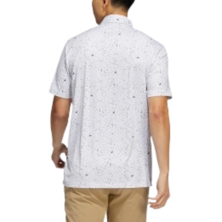 adidas Flag Print PrimeBlue Polo 'White Grey' HA9144
