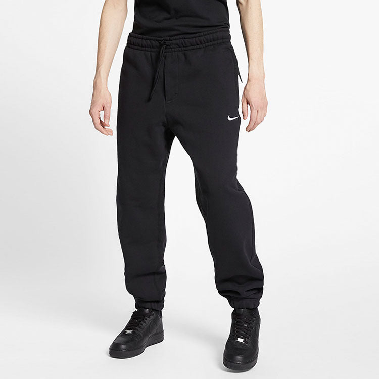 Men's Nike Embroidered Logo Fleece Casual Sports Pants/Trousers/Joggers AV8279-010
