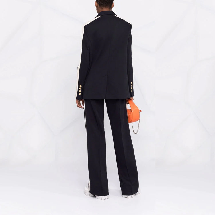 (WMNS) Palm Angels Milano Track Blazer 'Navy Blue' PWEN013F21FAB0024601