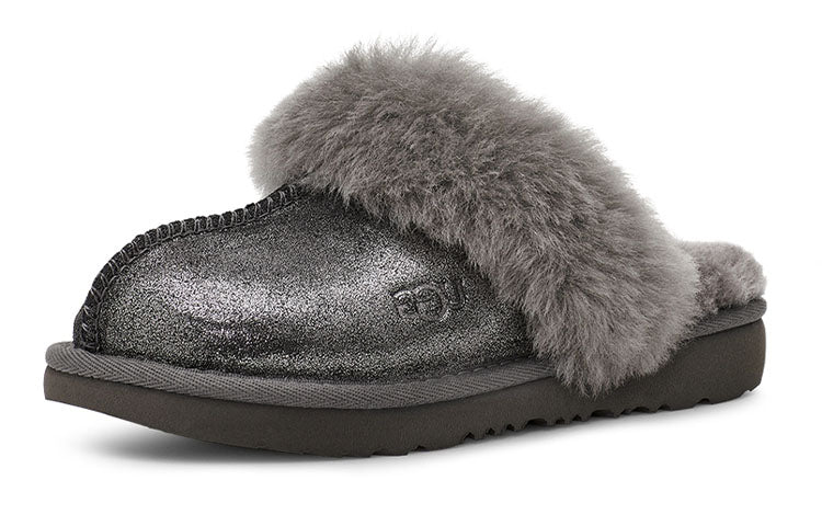 (PS) UGG Cozy II Metallic Glitter Slipper 'Metal' 1121094K-MTL