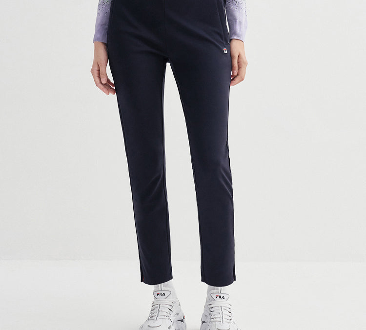 (WMNS) FILA Knitting Straight Sports Trousers Blue F11W021602F-NV