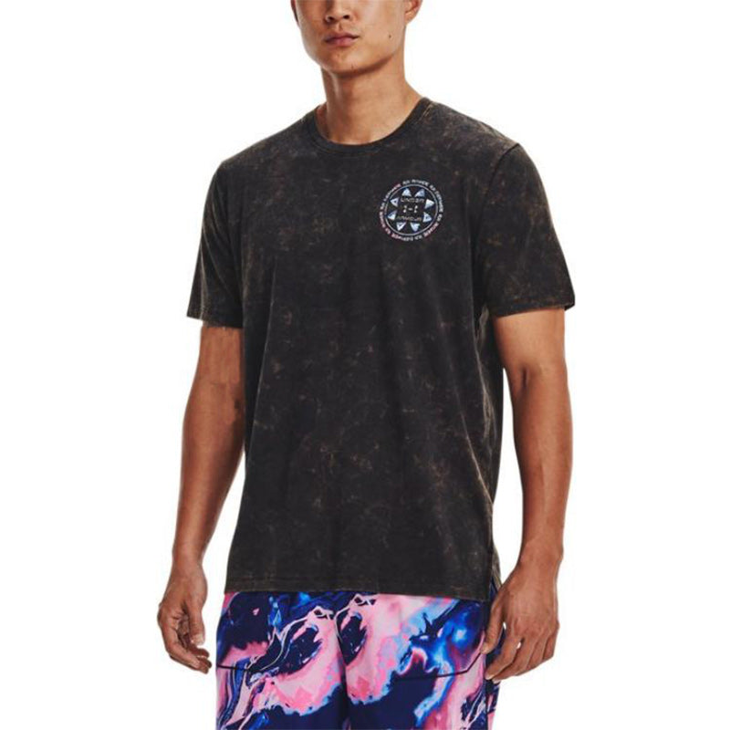 Under Armour Run Anywhere Short Sleeve T-shirt 'Black Multi' 1374228-001