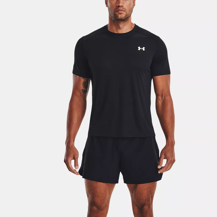 Under Armour CoolSwitch Run Short Sleeve T-shirt 'Black' 1371129-001