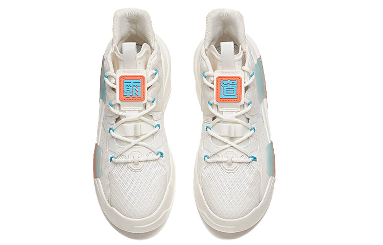 (WMNS) ANTA Badao Low 'White Orange Blue' 122138081-1