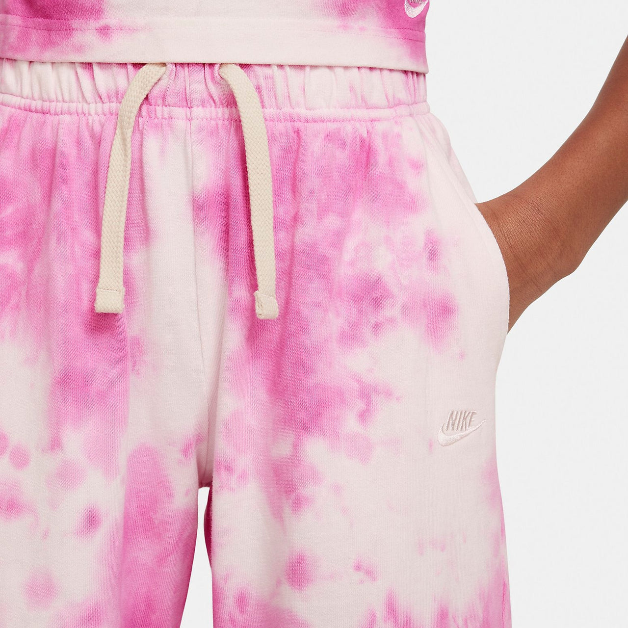(GS) Nike Sportswear Washed Jersey Pants 'Active Fuchsia' DX5073-623