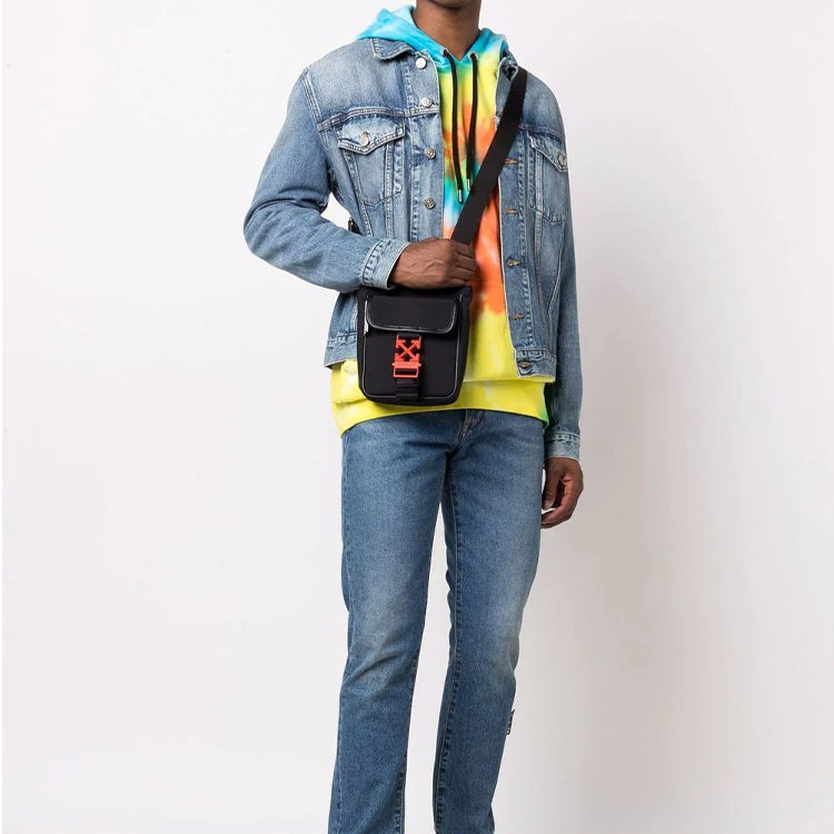 Off-White Unisex Arrow Single-Shoulder Bag Black OMNQ026F21FAB0011010