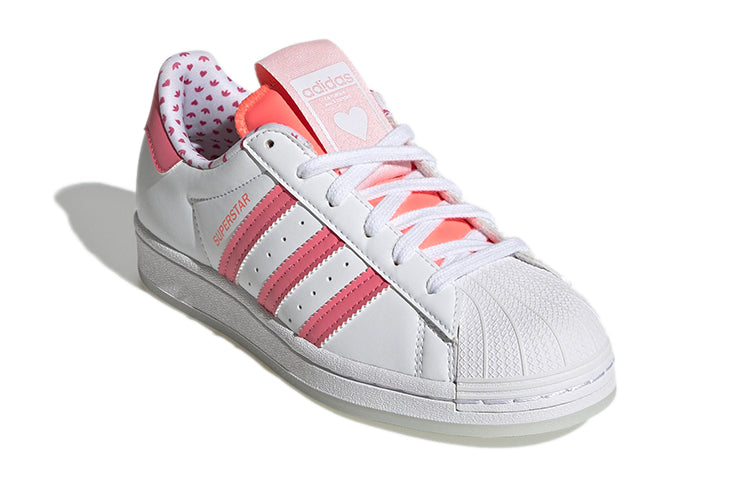 (GS) adidas Superstar Shell Toe J 'Valentine's Day White Pink' GY3336