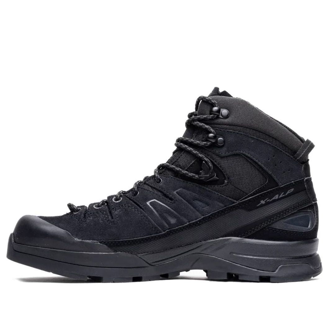 SALOMON X-ALP Mid Leather Gore-Tex 'Black Asphalt' 476387