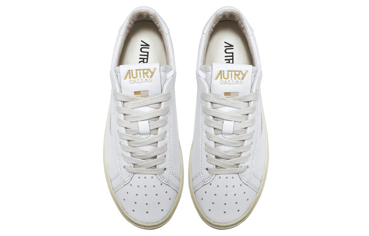 (WMNS) Autry Dallas Low Leather 'White' ADLW-LF01