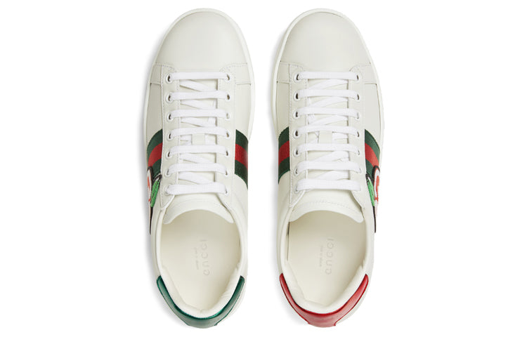 (WMNS) Gucci Ace Low 'GG Apple Patch - White' 611377-DOPE0-9064