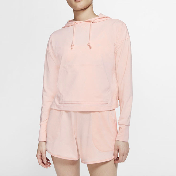 (WMNS) Nike Yoga Jersey Crop 'Pink' CQ8834-664