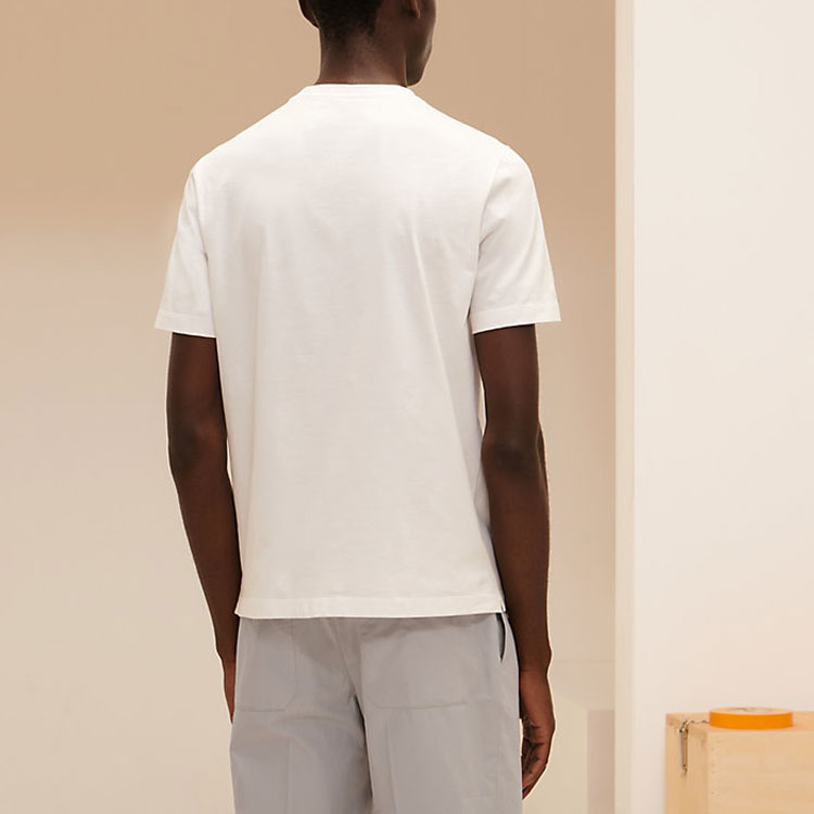 HERMES SS21 T-Shirt 'White' H157860HA30