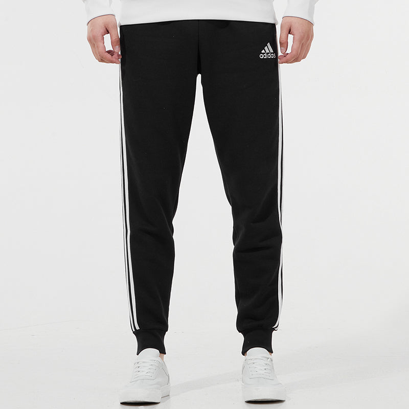 Men's adidas Side Bundle Feet Sports Pants/Trousers/Joggers Black GM1089