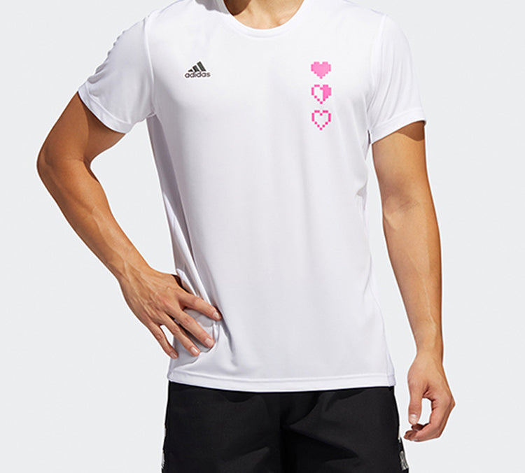 adidas 25/7 Running Sports Short-sleeve Men White 7 Tee FL6824