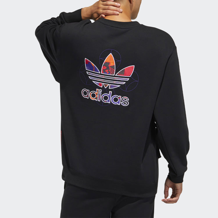 adidas originals Series Cny Crew Casual Sports Round Neck Pullover Black GN5450