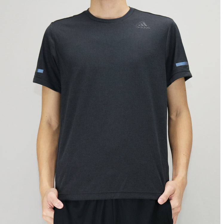 Men's adidas Running Sports Short Sleeve Black T-Shirt EI6390