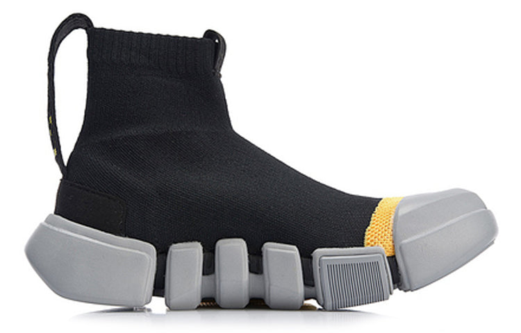 (WMNS) Li-Ning Black/Grey/Yellow AGBN058-4