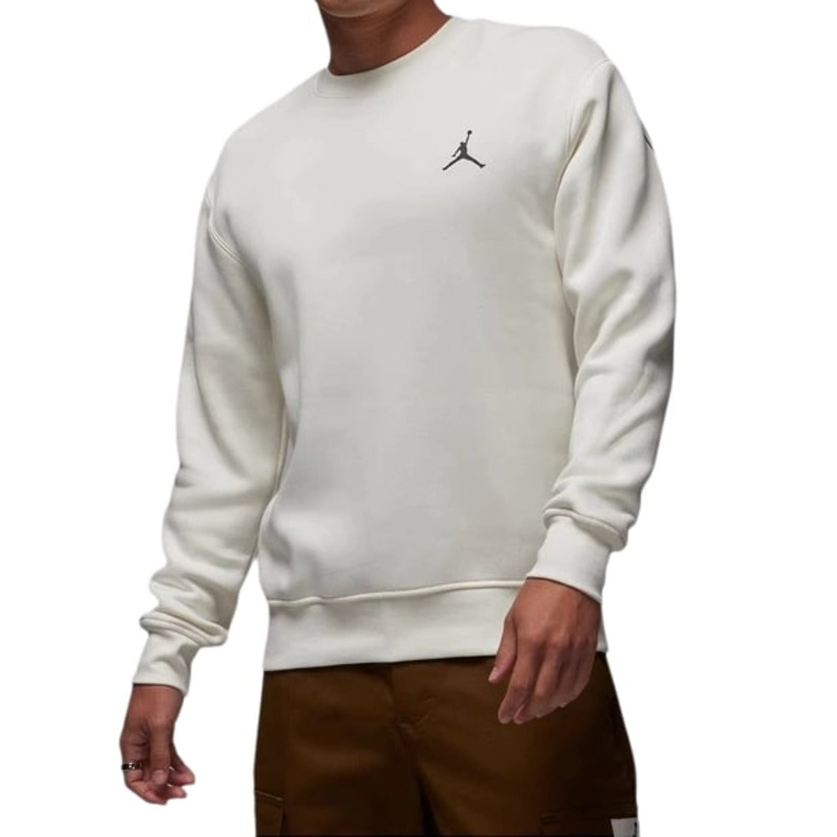 Air Jordan Flight MVP Graphic Fleece Crew-Neck Sweatshirt 'White' FB7020-133