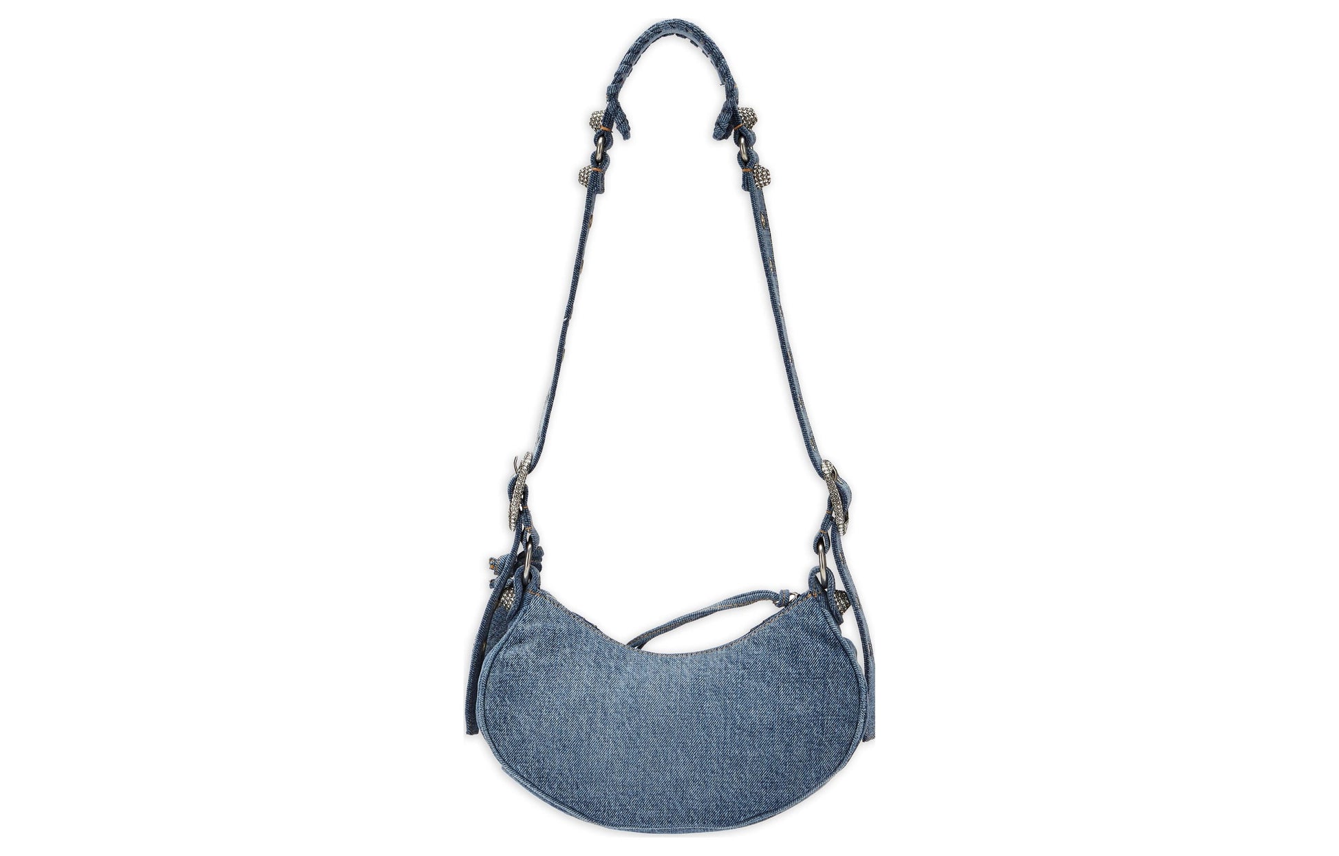 (WMNS) Balenciaga Le Cagole Xs Denim Shoulder Bag 'Blue' 6713092109U4715