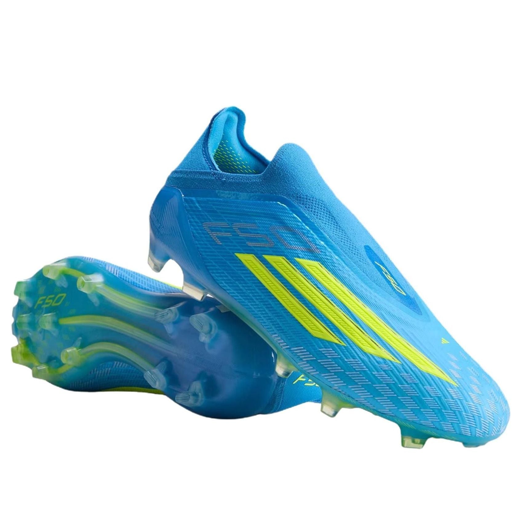 adidas F50 Elite Laceless FG 'Lucid Ray Blue' JR6461