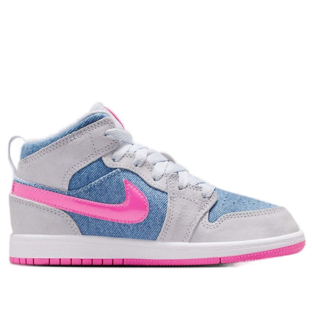 (PS) Air Jordan 1 Mid SE 'Denim Sequin' HQ1998-400