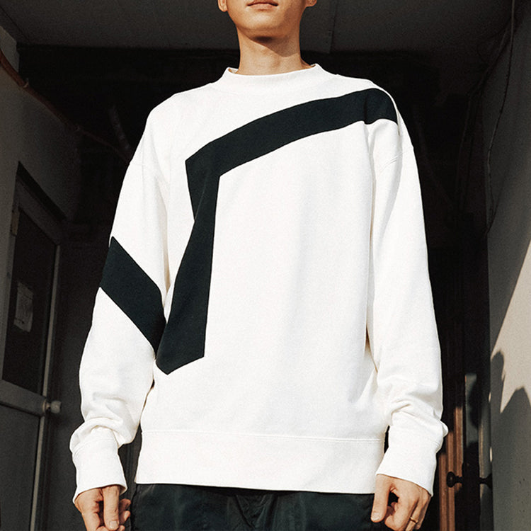 Vans Logo Printing Casual Sports Pullover Couple Style White VN0A54NC3KS