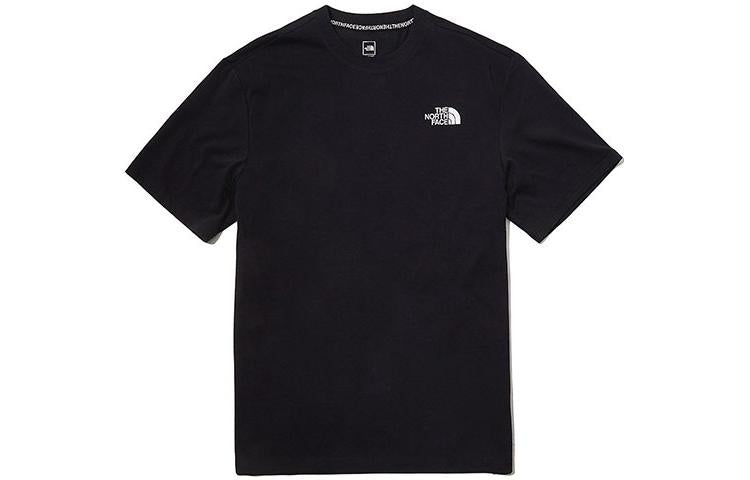 THE NORTH FACE Graffiti Character Small Logo Short Sleeve Couple Style Black NT7UL09A