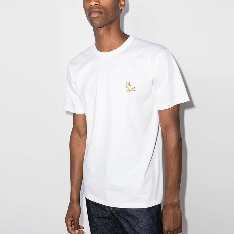 PUMA Maison Kitsune Chillax Fox Patch Classic T-Shirt 'White' GU00154KJ0010-P100