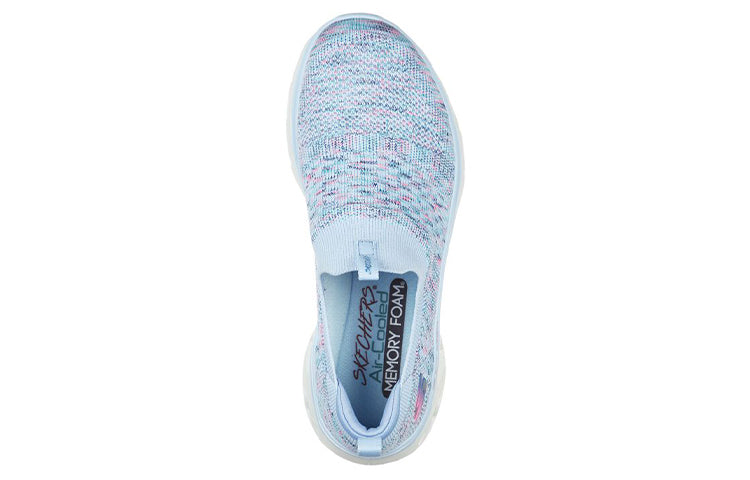 (WMNS) Skechers Glide Step Slip-on Shoes Blue 149328-LVMT