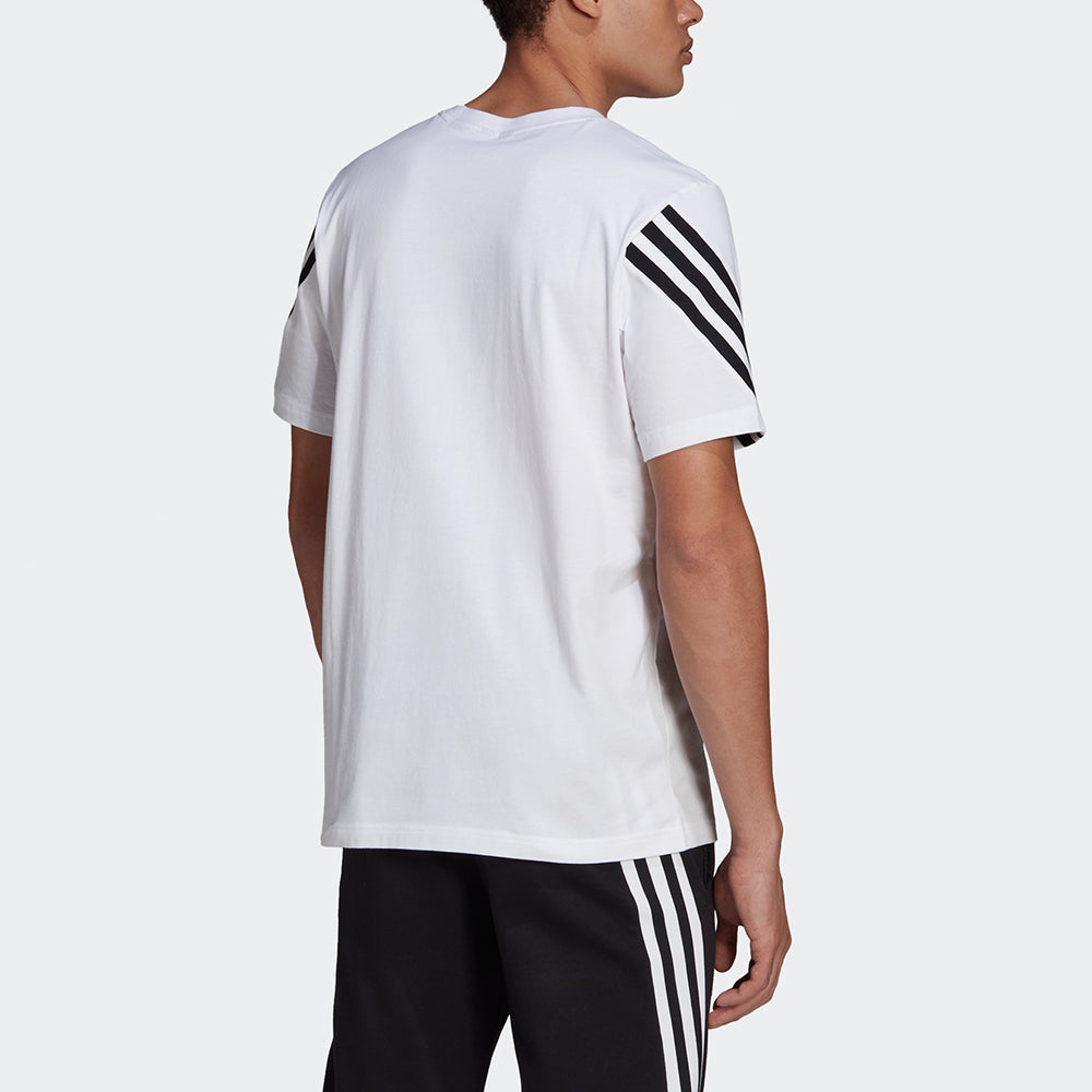 adidas M 3s Tape Tee Printing Sports Short Sleeve White GQ6206