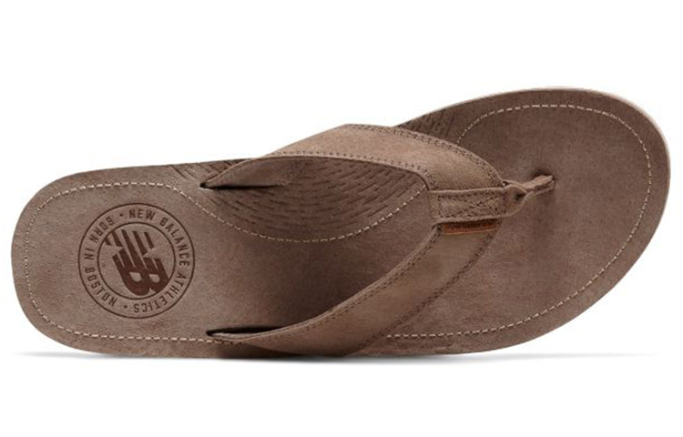 New Balance 6078 Series Classic Thong Minimalistic Casual Flip-Flops Brown M6078BRGM