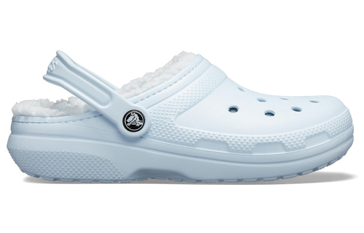 Crocs Classic Lined Clog Slip-On 'Baby Blue' 203591-4JZ