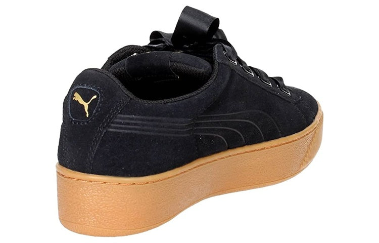 (WMNS) PUMA Vikky Platform Ribbon Black/Gum 364979-01